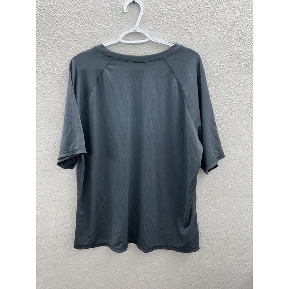 Mens Okanu Surf Gray Short Sleeve Shirt Size XL - Picture 5 of 8